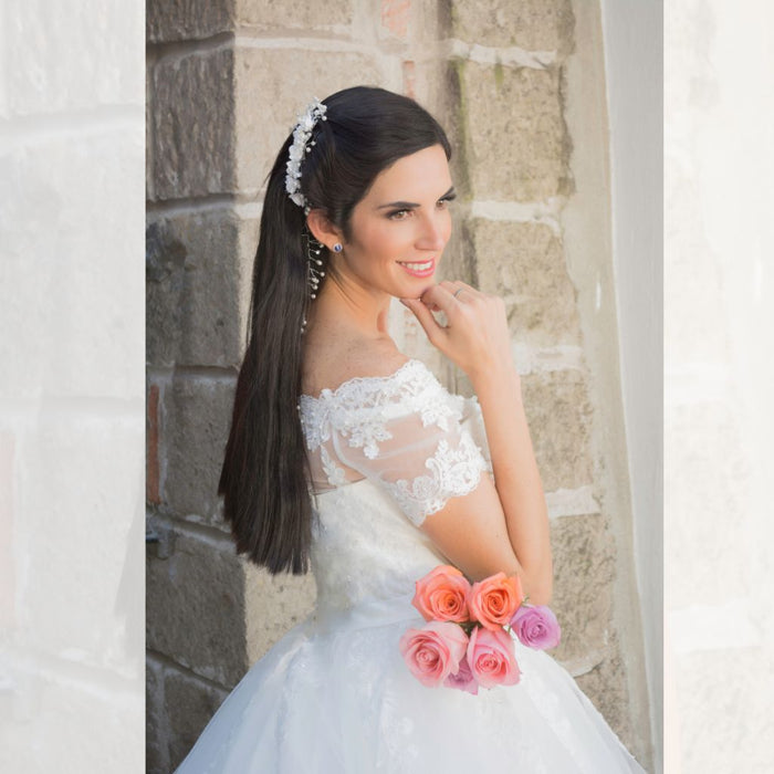Vestido Florencia con cauda